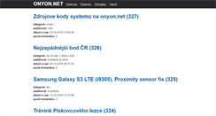 Desktop Screenshot of onyon.net