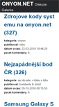 Mobile Screenshot of onyon.net